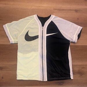 Nike heavy duty reversible baseball jersey size L